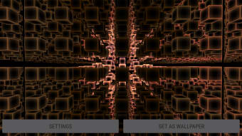 Infinity Parallax Cubes 3D Live Wallpaper