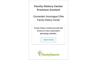 FamilySearch Center Premium Content