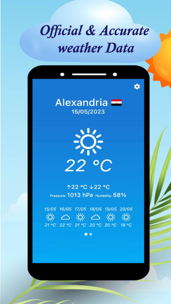 Weather - forecast  Sun App