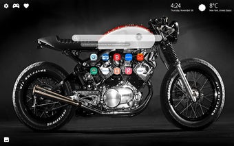 Cafe Racer Motorcycle Wallpaper HD New Tab