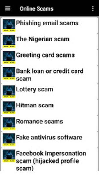 Online Scams 2019