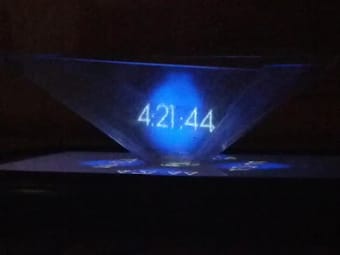 Hologram Clock