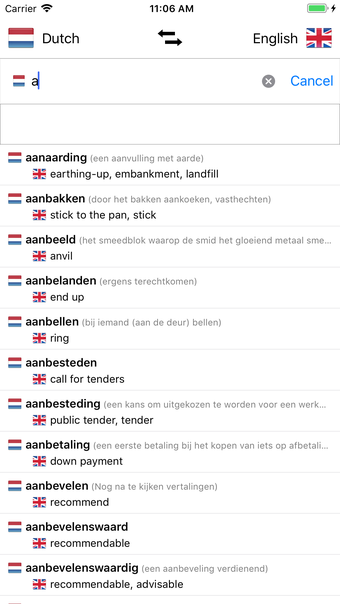 DutchEnglish Dictionary