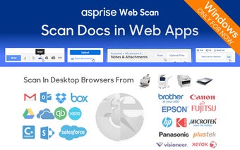 Scan docs from scanners in Salesforce & Gmail