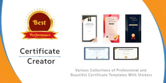 Certificate Card Maker App