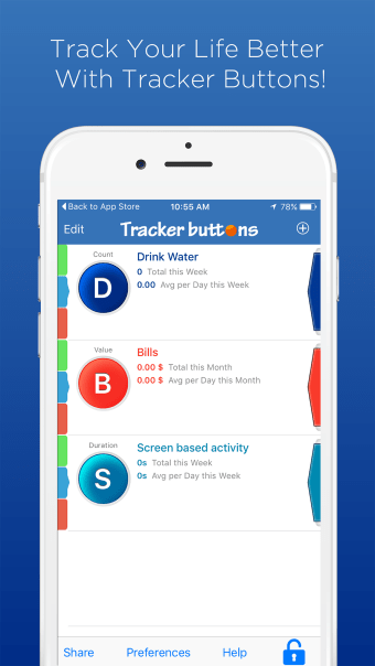 Tracker Buttons Pro