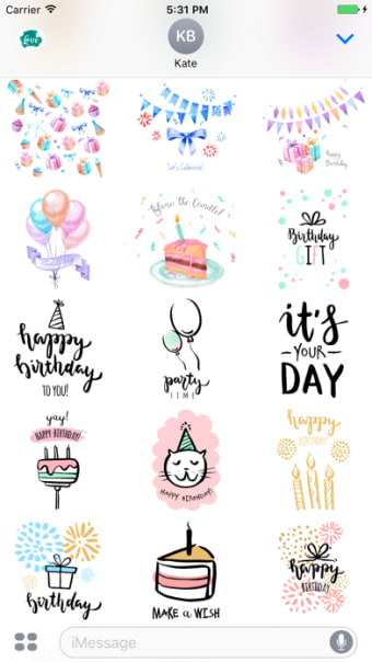 Watercolor Emoji Stickers for iMessage  WhatsApp