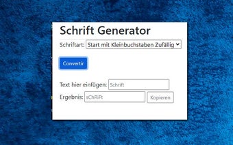 Schrift Generator