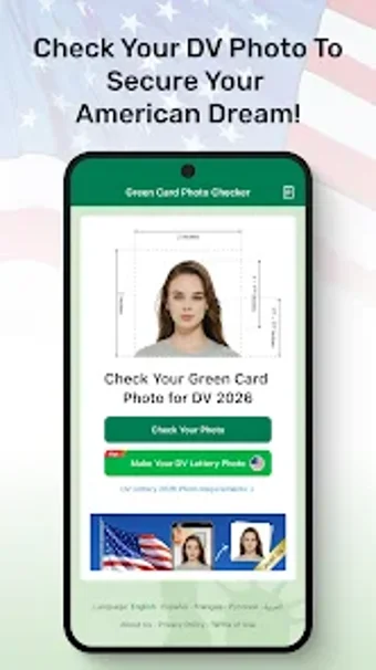 Green Card Photo Checker Maker