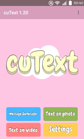 CuText - Generate cute message