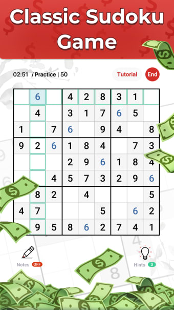 Sudoku: Learn Solve Win Cash