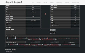 Asgard Legend MobDB Steal Calculator