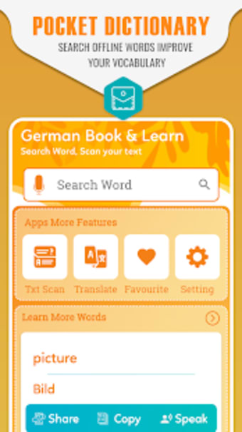 Learn German Vocabulary  German Translator