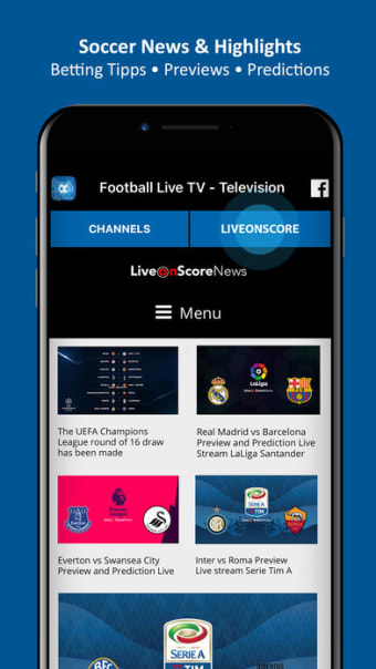 Football Live TV - Soccer TV