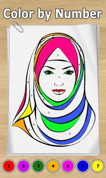 Islamic Color Number by Number Tap.Paint by Number