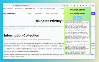 Privacy Policy Checker
