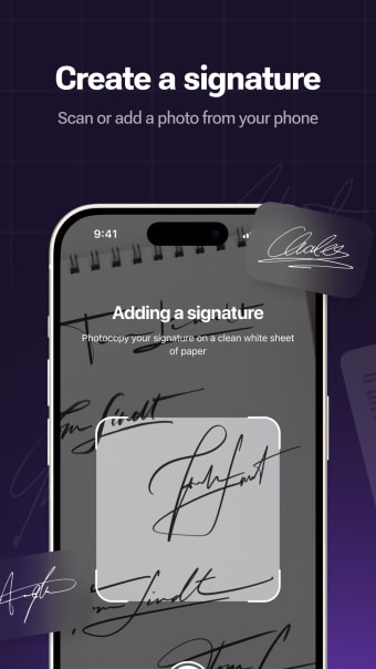 Signature - sign documents