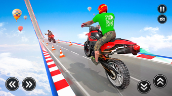 Mega Ramp Bike Stunt Games