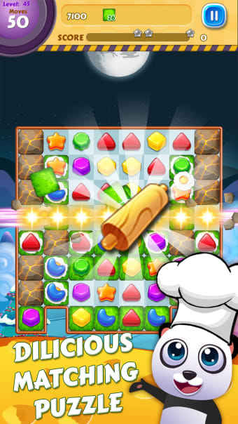 Panda Kitchen Story - Cookie Smash Match 3