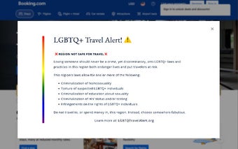 LGBTQ Travel Warning