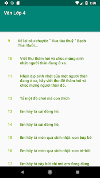 Những bài văn hay lớp 4