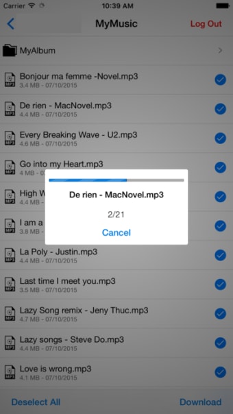 Music Player & MP3 Manager for Dropbox