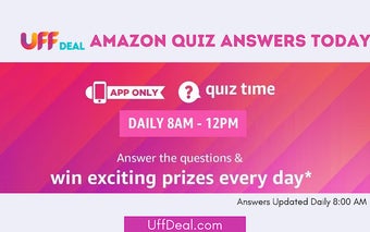 Amazon Quiz Answers Today