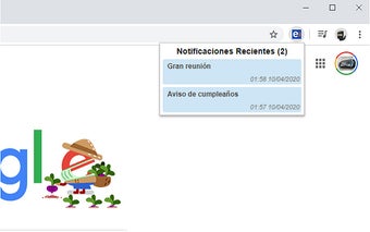 Notificaciones Chrome