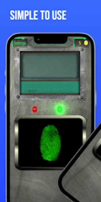 Fingerprint Lie Test Machine