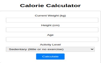 Calorie Calculator