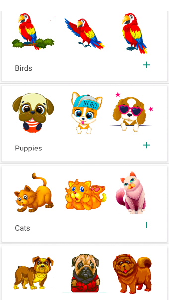 funny cats and dogs stickers
