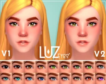 Luz Eyes mod for The Sims 4
