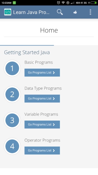 Learn Java Programs