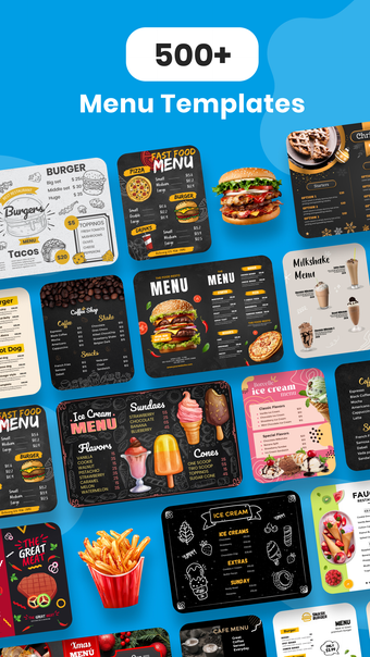 Menu Maker - DesignTemplates