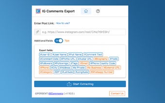 IgComment - IG Comments Export