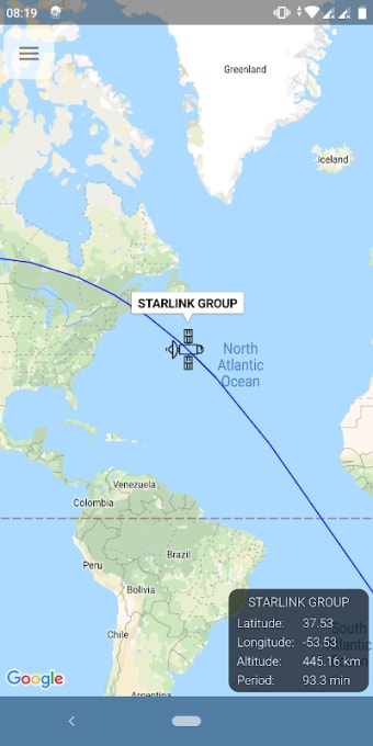 Starlink Satellite Tracker