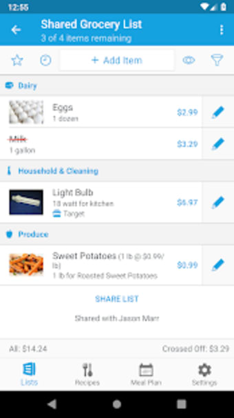 AnyList: Grocery Shopping List  Recipe Organizer
