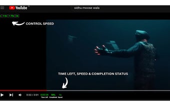 YouTube Speed Status