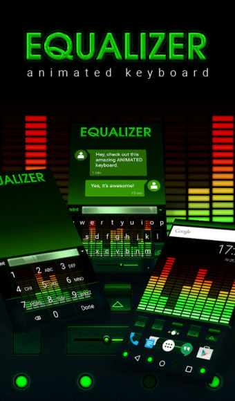Equalizer Animated Keyboard