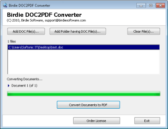 DOC2PDF Converter
