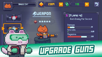 Cat Gunner: Super Zombie Shooter Pixel
