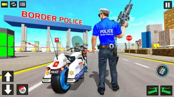 Police Bike Border Patrol Game