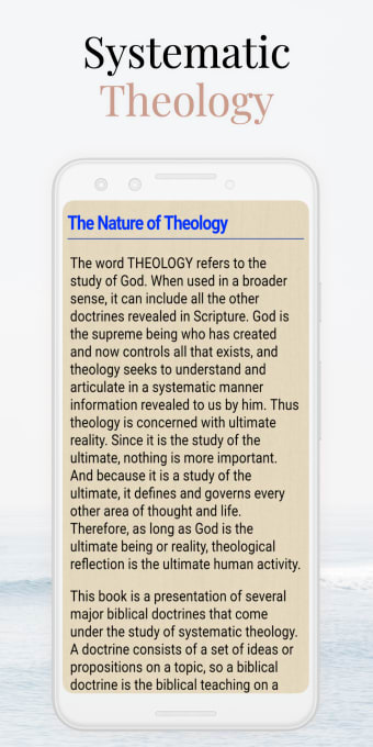 Systematic theology Bible