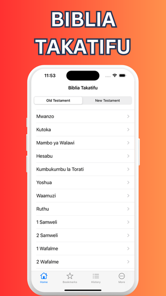 Biblia Takatifu Swahili Bible