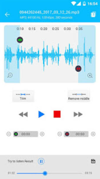 Voice recorder - Audio editor