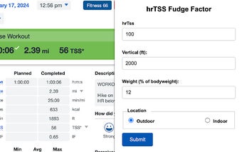 TSS Fudge Factors