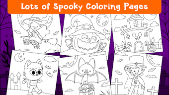 Halloween Coloring Games