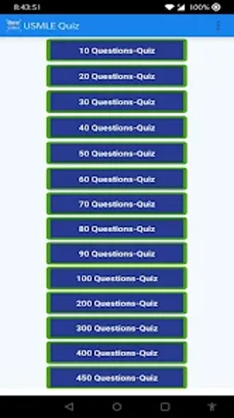 Quiz for USMLE