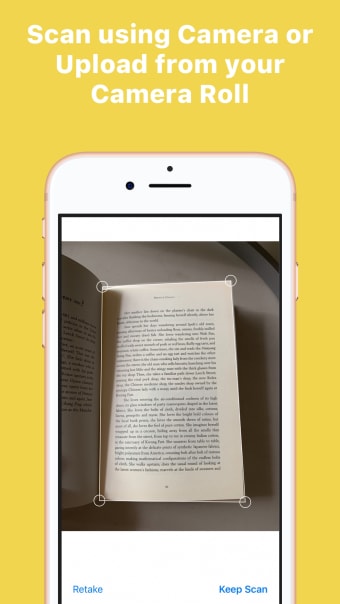 Snapshelf Text Reader App