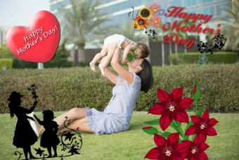 Mothers day photo stickers